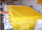 120T-31 Polyester Screen Printing Mesh Fabric Yellow And White With High Tension