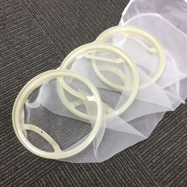 Saco de filtro de nylon soldado com anel plástico