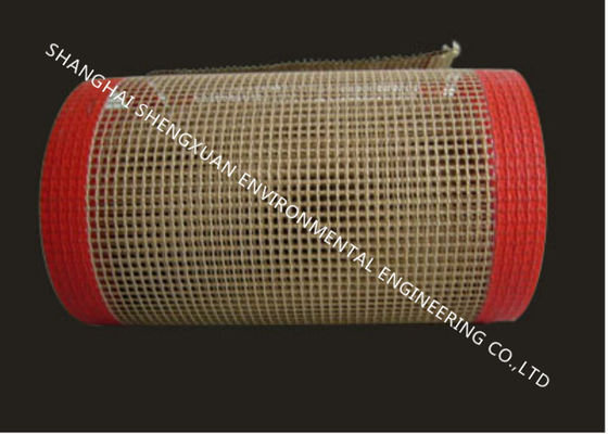 a correia transportadora do Teflon de 1x1 milímetro, PTFE revestiu a correia transportadora da fibra de vidro para indústria de secagem