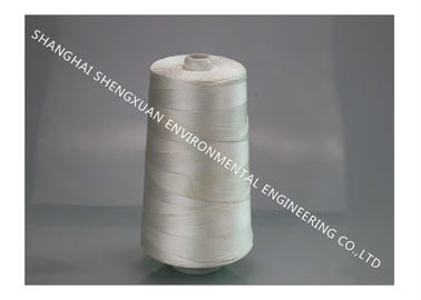 E - Linha de costura do Teflon da fibra de vidro para a costura industrial de alta temperatura do saco de poeira
