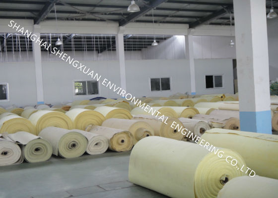O anti ANIMAL DE ESTIMAÇÃO da chama 550gsm girou a tela industrial de pano de filtro da construção de 1.8mm