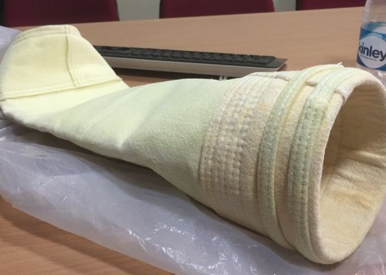 ISO9001 sacos de filtro do extrator de poeira da fibra de vidro DN292 para a metalurgia